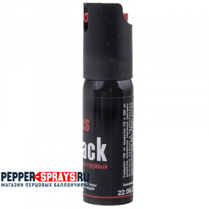 Перцовый (газовый) баллончик «Black» 25 мл, аэрозольно-струйный